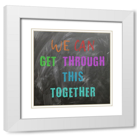 Motivate White Modern Wood Framed Art Print with Double Matting by Phillip, Jamie