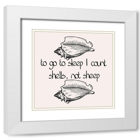 Black Ink Coastal 2 White Modern Wood Framed Art Print with Double Matting by Phillip, Jamie