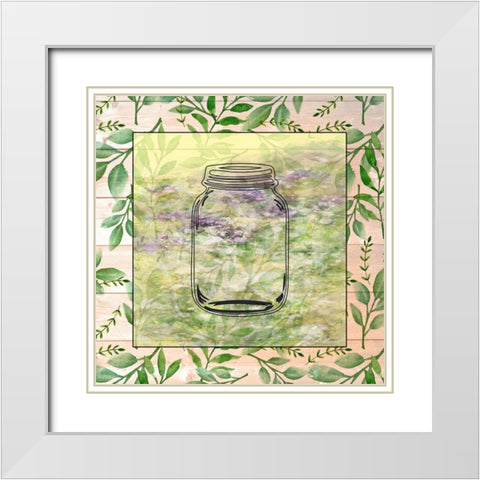 Kitchen Jar White Modern Wood Framed Art Print with Double Matting by Phillip, Jamie