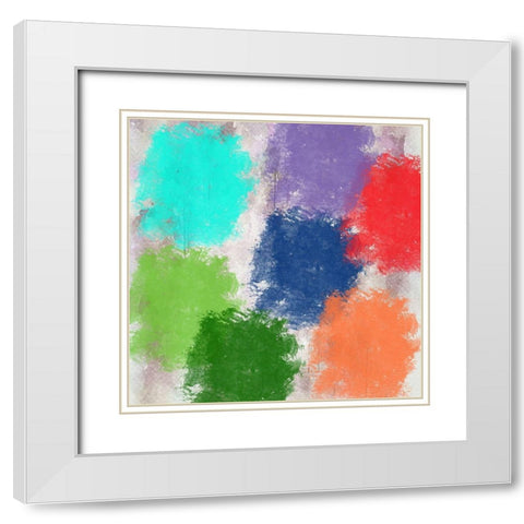 Splish White Modern Wood Framed Art Print with Double Matting by Phillip, Jamie