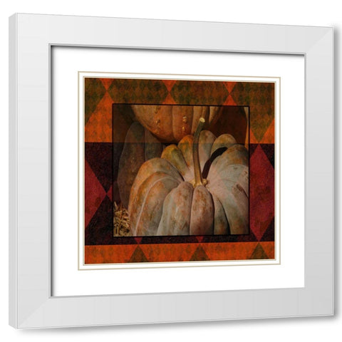 Give Thanks 1 White Modern Wood Framed Art Print with Double Matting by Phillip, Jamie