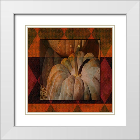 Give Thanks 1 White Modern Wood Framed Art Print with Double Matting by Phillip, Jamie