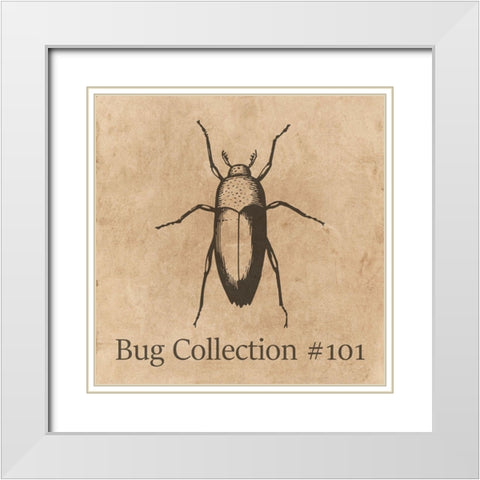 Special Collection 101 White Modern Wood Framed Art Print with Double Matting by Phillip, Jamie