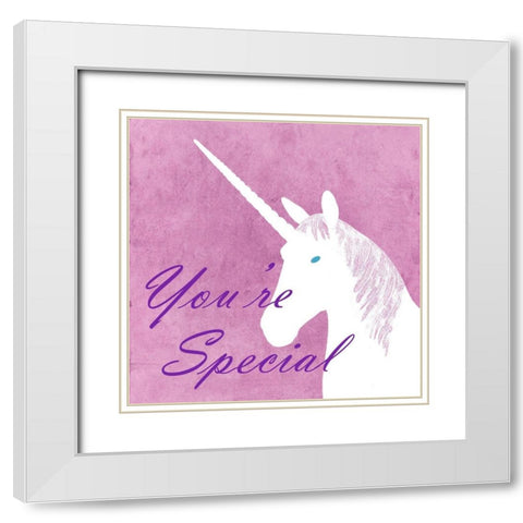 Special White Modern Wood Framed Art Print with Double Matting by Phillip, Jamie