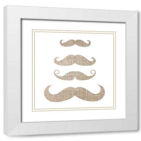 Brostache White Modern Wood Framed Art Print with Double Matting by Phillip, Jamie