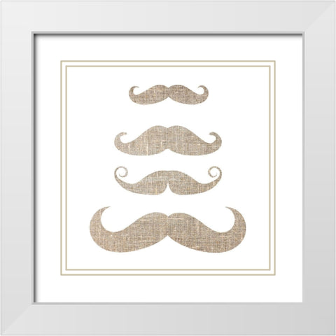 Brostache White Modern Wood Framed Art Print with Double Matting by Phillip, Jamie