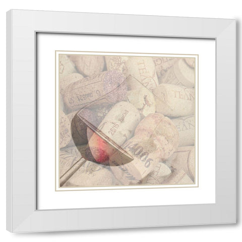 Wine Tasting 2 White Modern Wood Framed Art Print with Double Matting by Phillip, Jamie