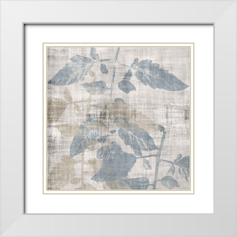 Zen Garden 1 White Modern Wood Framed Art Print with Double Matting by Phillip, Jamie