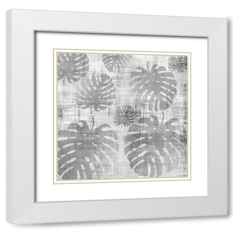 Tropical Rain 3 White Modern Wood Framed Art Print with Double Matting by Phillip, Jamie