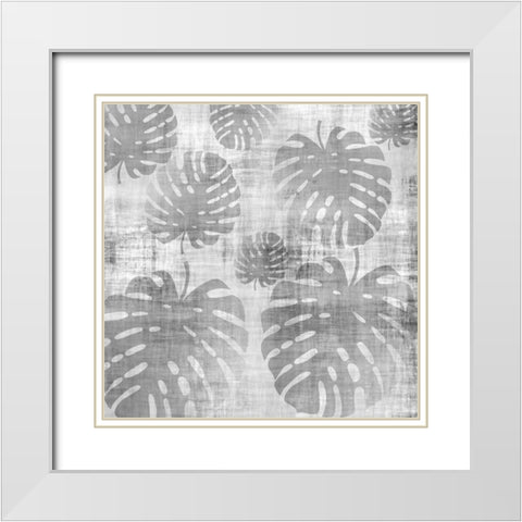 Tropical Rain 3 White Modern Wood Framed Art Print with Double Matting by Phillip, Jamie