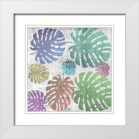 Tropical Rain 4 White Modern Wood Framed Art Print with Double Matting by Phillip, Jamie