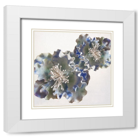 Florest Delight White Modern Wood Framed Art Print with Double Matting by Phillip, Jamie