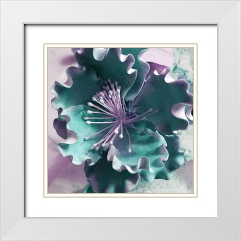 Florest Delight 2 White Modern Wood Framed Art Print with Double Matting by Phillip, Jamie