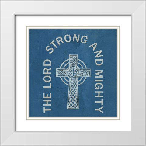 The Lord White Modern Wood Framed Art Print with Double Matting by Phillip, Jamie