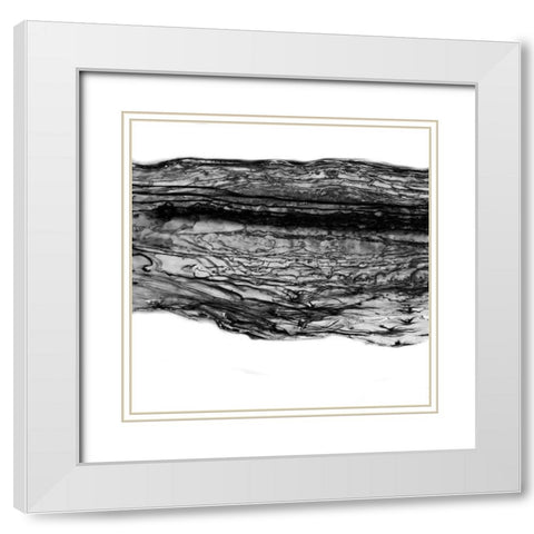Spoken Intention 2 White Modern Wood Framed Art Print with Double Matting by Phillip, Jamie