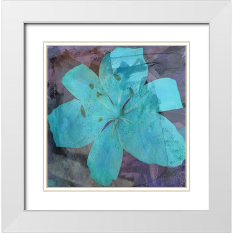 Love in The Garden White Modern Wood Framed Art Print with Double Matting by Phillip, Jamie