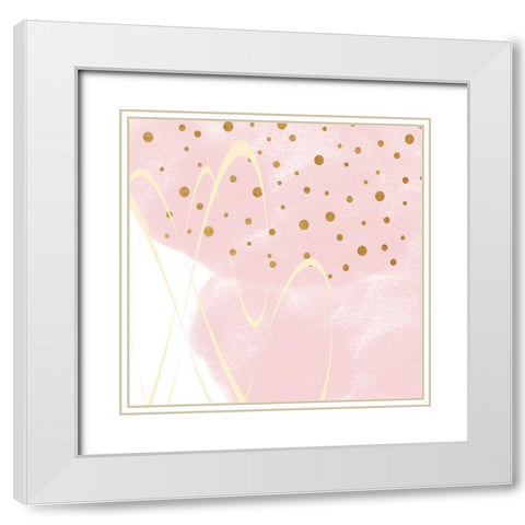 Discussion Point 2 White Modern Wood Framed Art Print with Double Matting by Phillip, Jamie
