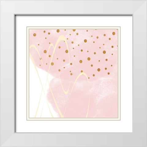 Discussion Point 2 White Modern Wood Framed Art Print with Double Matting by Phillip, Jamie