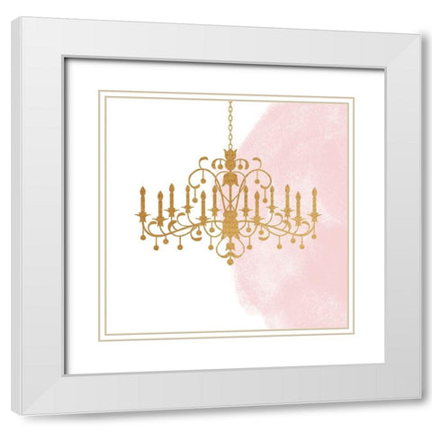 Discussion Point 4 White Modern Wood Framed Art Print with Double Matting by Phillip, Jamie