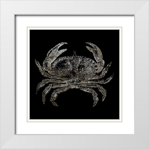 Whay So Crabby 3 White Modern Wood Framed Art Print with Double Matting by Phillip, Jamie