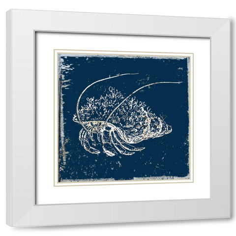 Whay So Crabby 5 White Modern Wood Framed Art Print with Double Matting by Phillip, Jamie