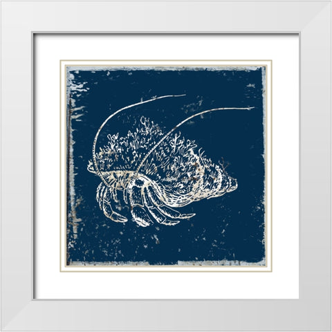 Whay So Crabby 5 White Modern Wood Framed Art Print with Double Matting by Phillip, Jamie