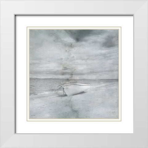 Coast 2 Coast White Modern Wood Framed Art Print with Double Matting by Phillip, Jamie