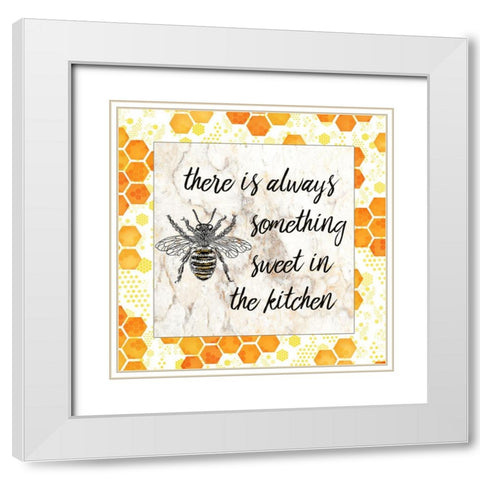 Romantic Chefs 5 White Modern Wood Framed Art Print with Double Matting by Phillip, Jamie