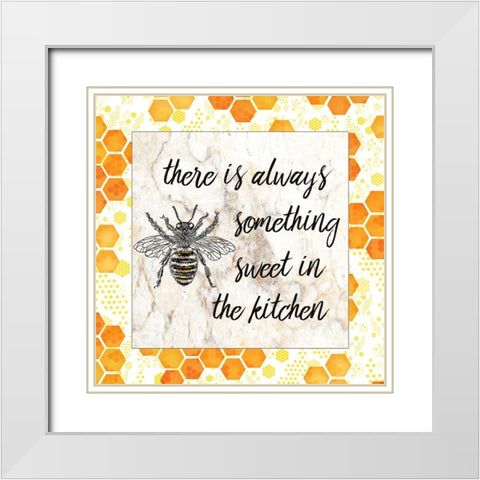 Romantic Chefs 5 White Modern Wood Framed Art Print with Double Matting by Phillip, Jamie