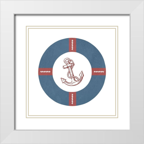 Float White Modern Wood Framed Art Print with Double Matting by Phillip, Jamie