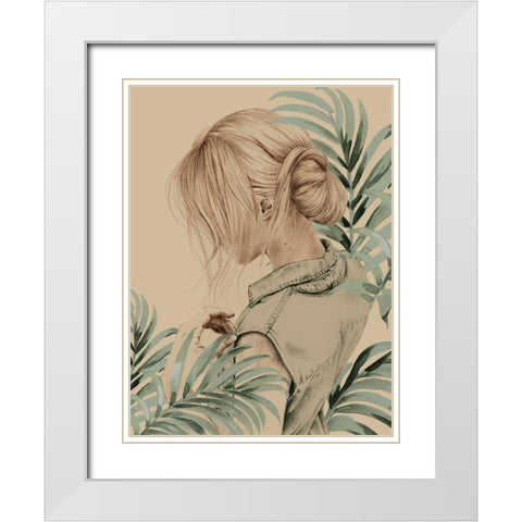 Genuine White Modern Wood Framed Art Print with Double Matting by Urban Road