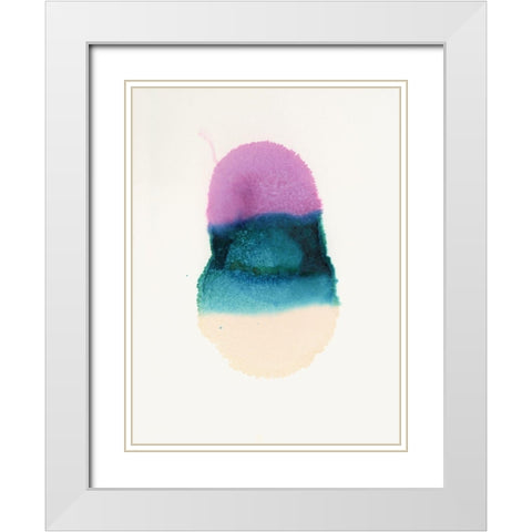 Jelly Bean White Modern Wood Framed Art Print with Double Matting by Urban Road