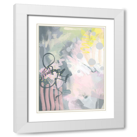 Concrete Jungle White Modern Wood Framed Art Print with Double Matting by Urban Road