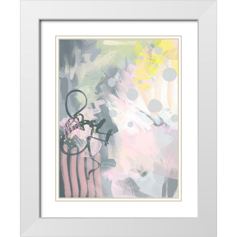 Concrete Jungle White Modern Wood Framed Art Print with Double Matting by Urban Road
