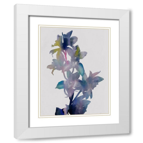 Reverie I White Modern Wood Framed Art Print with Double Matting by Urban Road