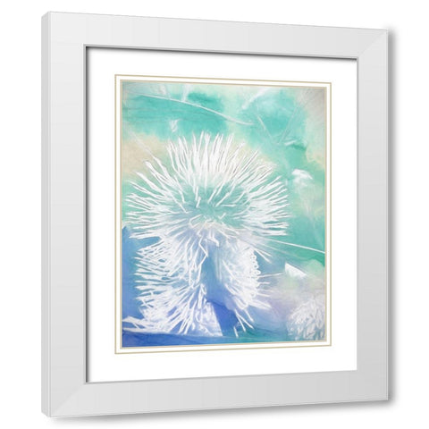 Make A Wish I White Modern Wood Framed Art Print with Double Matting by Urban Road