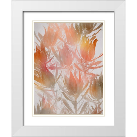 Inca Gold I White Modern Wood Framed Art Print with Double Matting by Urban Road