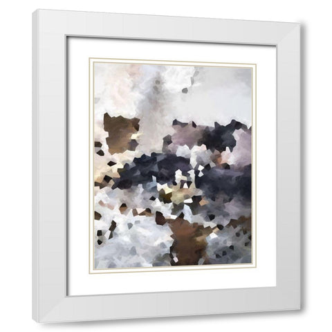 Cookies and Cream White Modern Wood Framed Art Print with Double Matting by Urban Road