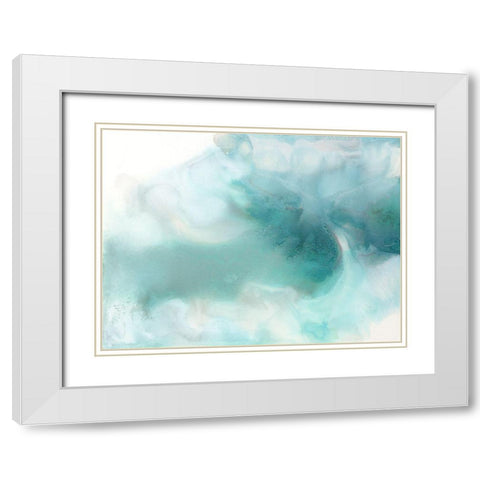 Altitude White Modern Wood Framed Art Print with Double Matting by Urban Road