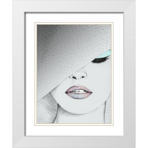 Urbane-Silver White Modern Wood Framed Art Print with Double Matting by Urban Road