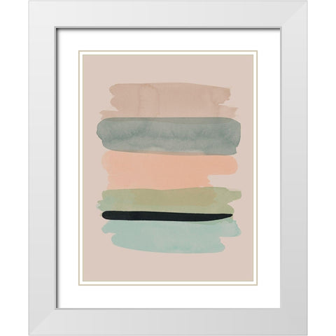 Springtime on Dusk White Modern Wood Framed Art Print with Double Matting by Urban Road