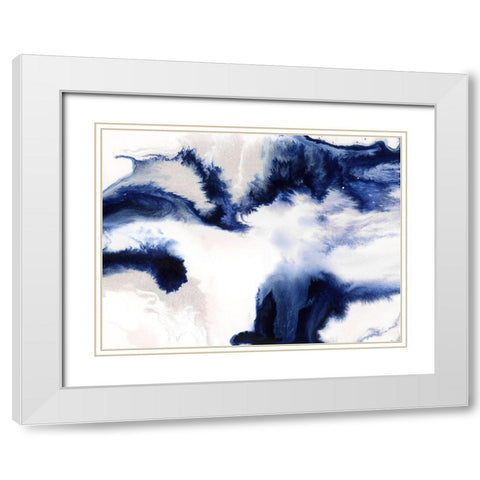 Seafoam White Modern Wood Framed Art Print with Double Matting by Urban Road
