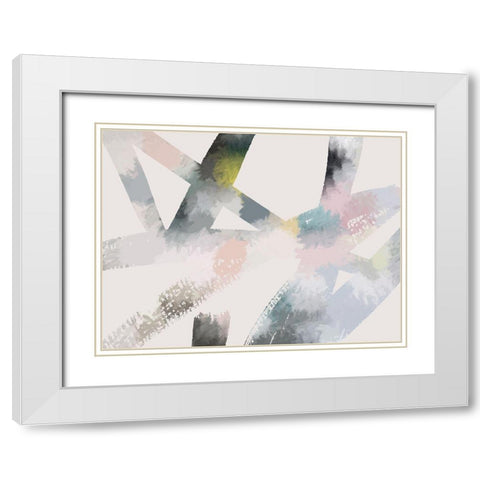 White Space White Modern Wood Framed Art Print with Double Matting by Urban Road