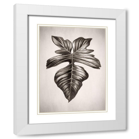 Verdure III Sepia White Modern Wood Framed Art Print with Double Matting by Urban Road