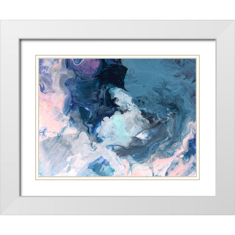 Meteorology White Modern Wood Framed Art Print with Double Matting by Urban Road