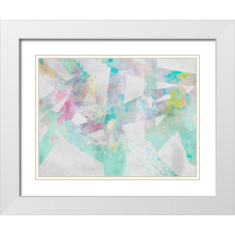 Popsicle White Modern Wood Framed Art Print with Double Matting by Urban Road