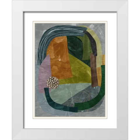 Labyrinth I  White Modern Wood Framed Art Print with Double Matting by Urban Road