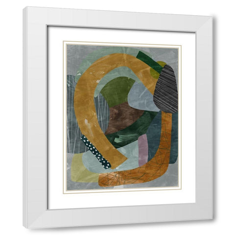 Labyrinth II  White Modern Wood Framed Art Print with Double Matting by Urban Road