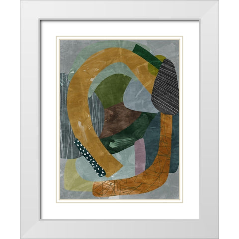 Labyrinth II  White Modern Wood Framed Art Print with Double Matting by Urban Road