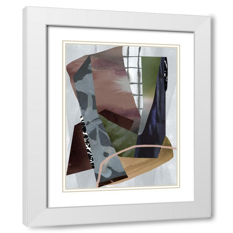 Monumental  White Modern Wood Framed Art Print with Double Matting by Urban Road